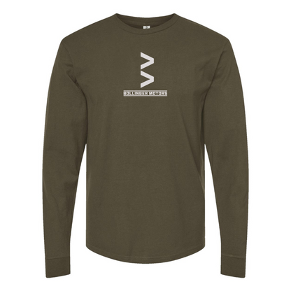 Men's Bollinger Logo Cotton Long Sleeve T-Shirt