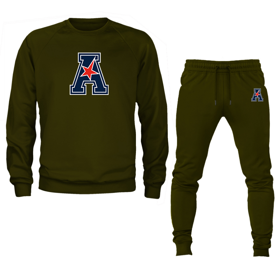 Men's  American Athletic Conference  Crewneck Sweatshirt Joggers Suit