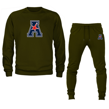 Men's  American Athletic Conference  Crewneck Sweatshirt Joggers Suit