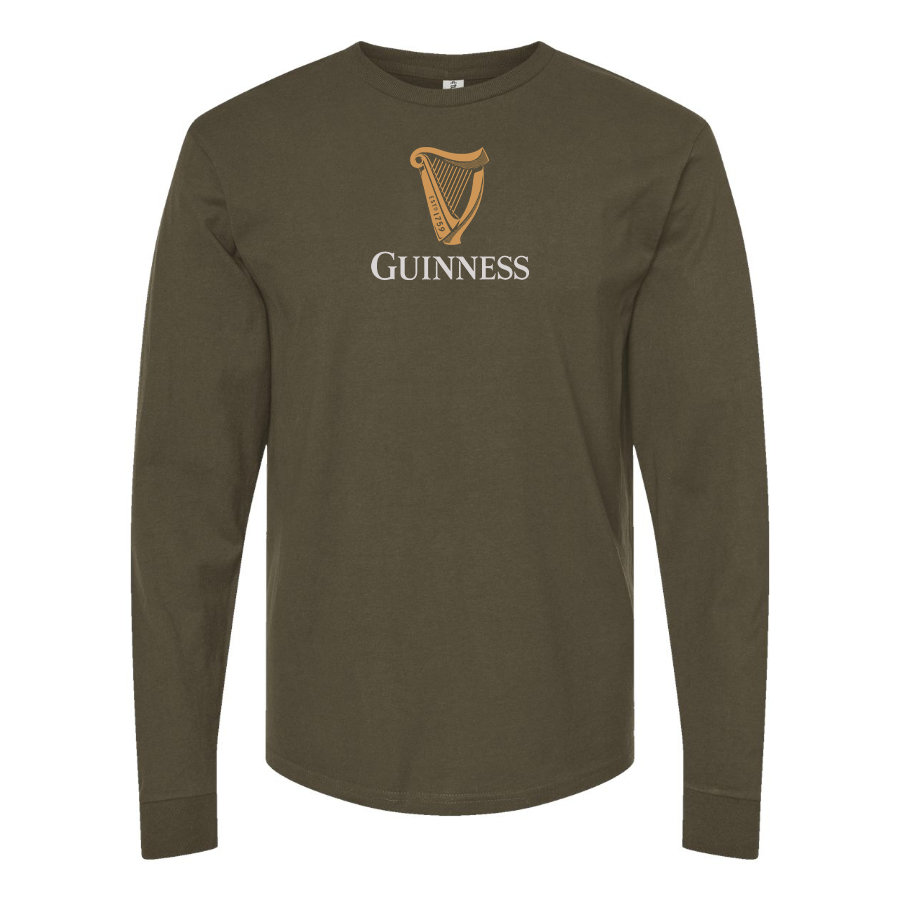 Men's Guinness Logo Long Sleeve T-Shirt