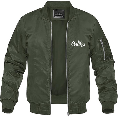 Men's Adika Lightweight Bomber Jacket Windbreaker Softshell Varsity Jacket Coat