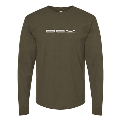 Men's DC2 Logo Cotton Long Sleeve T-Shirt