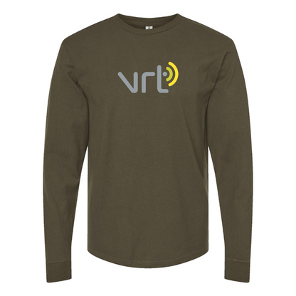 Men's VRT Logo Cotton Long Sleeve T-Shirt