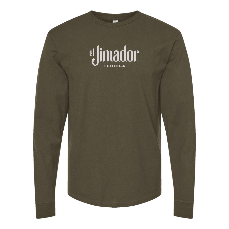 Men's El Jimador Logo Cotton Long Sleeve T-Shirt