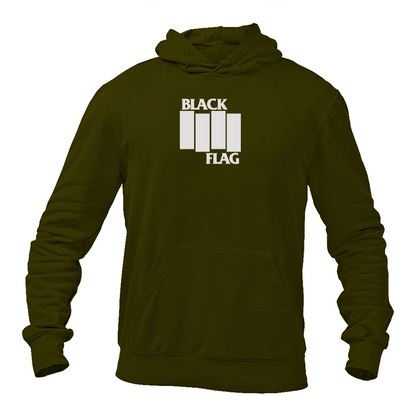Men's Black Flag Logo Pullover Hoodie