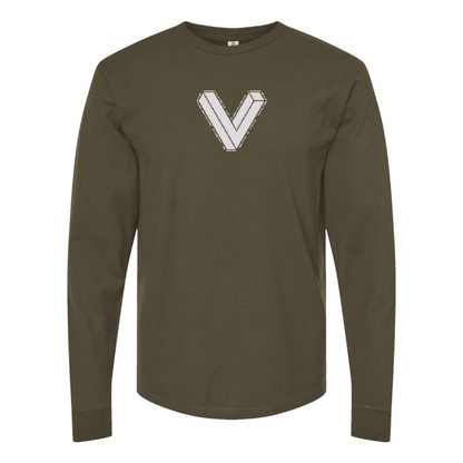 Men's Global Variations Logo Cotton Long Sleeve T-Shirt