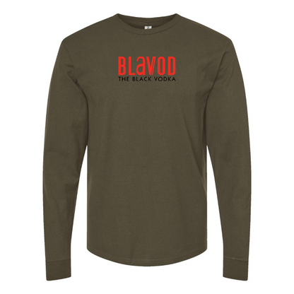 Men's BlaVod Logo Cotton Long Sleeve T-Shirt