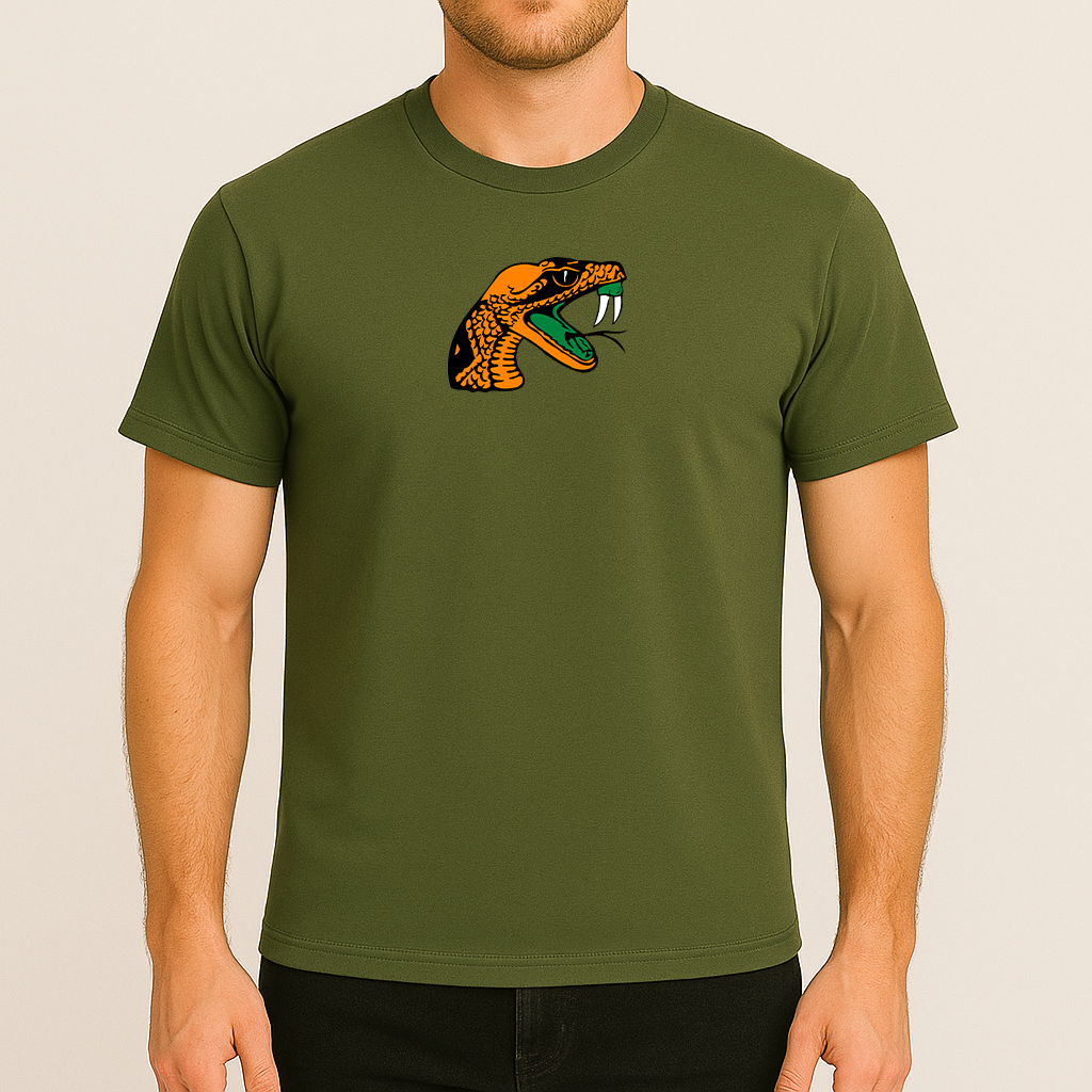 Men's Florida AM Rattlers Logo Cotton T-Shirt