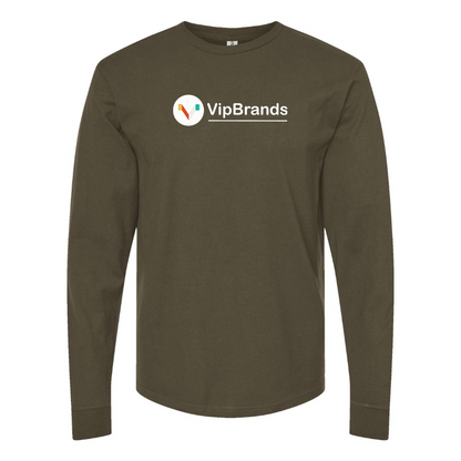 Men's VipBrands  Logo Cotton Long Sleeve T-Shirt