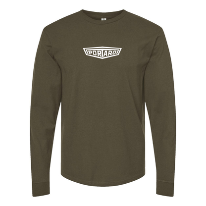 Men's Portaro Logo Cotton Long Sleeve T-Shirt