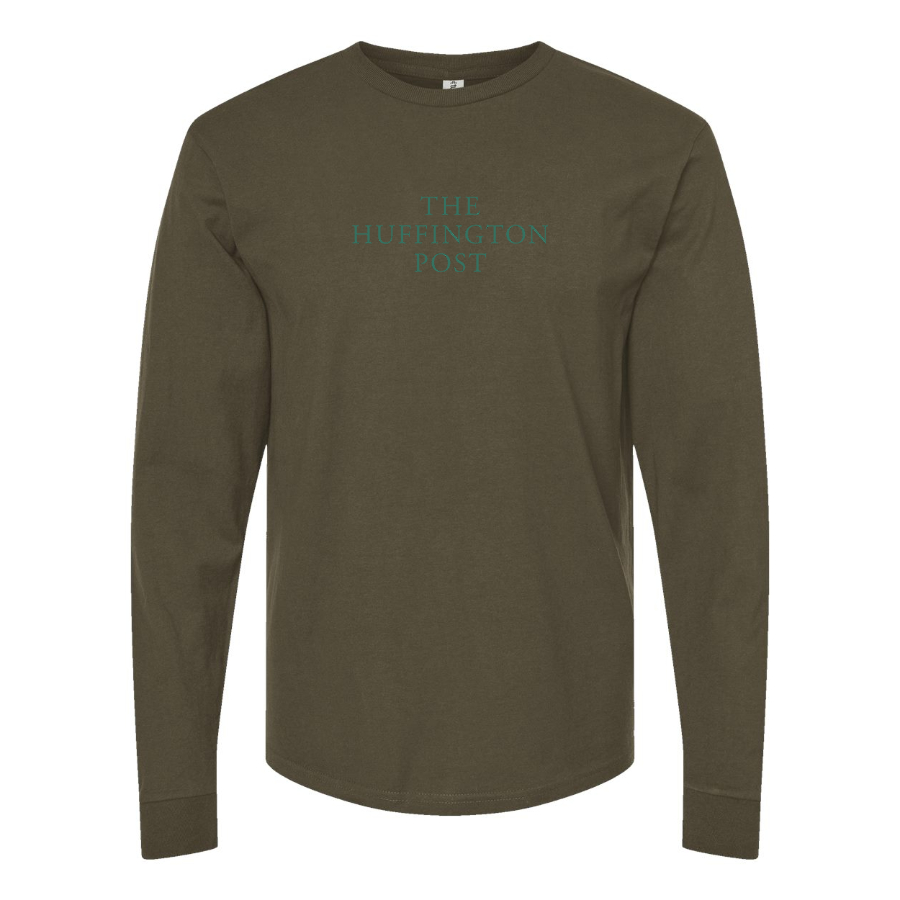 Men's The Huffington Post Logo Cotton Long Sleeve T-Shirt
