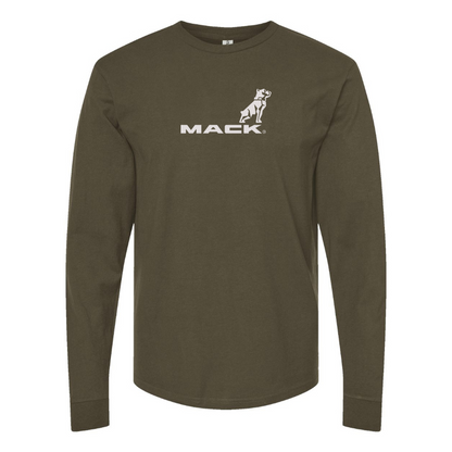 Men's Mack Logo Cotton Long Sleeve T-Shirt