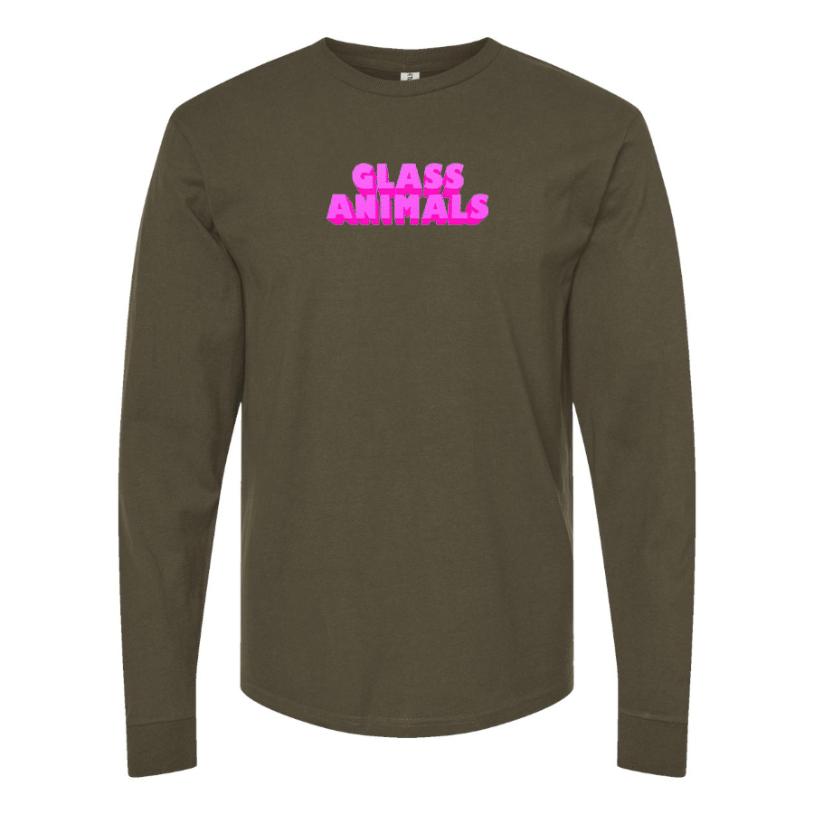 Men's Glass Animals Logo Cotton Long Sleeve T-Shirt