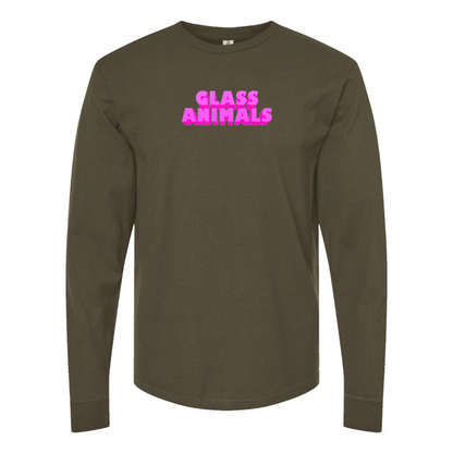 Men's Glass Animals Logo Cotton Long Sleeve T-Shirt