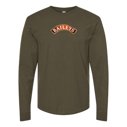 Men's Baileys Logo Cotton Long Sleeve T-Shirt
