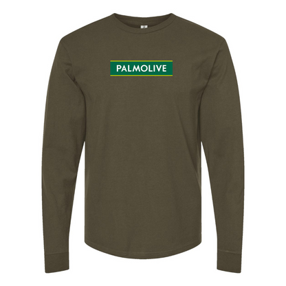 Men's Palmolive Logo Cotton Long Sleeve T-Shirt
