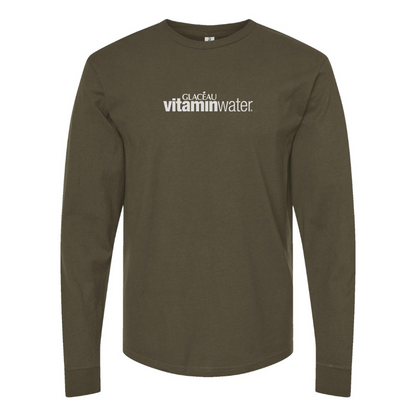 Men's Vitaminwater Logo Cotton Long Sleeve T-Shirt