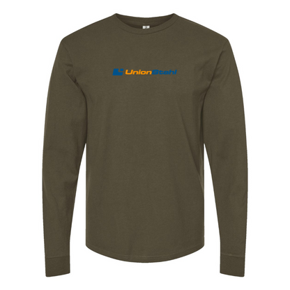 Men's UnionStahl Logo Cotton Long Sleeve T-Shirt