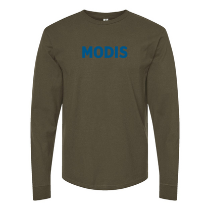 Men's Modis Logo Cotton Long Sleeve T-Shirt