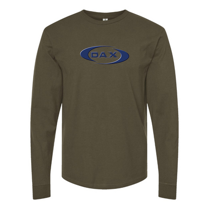 Men's Dax Cars Logo Cotton Long Sleeve T-Shirt