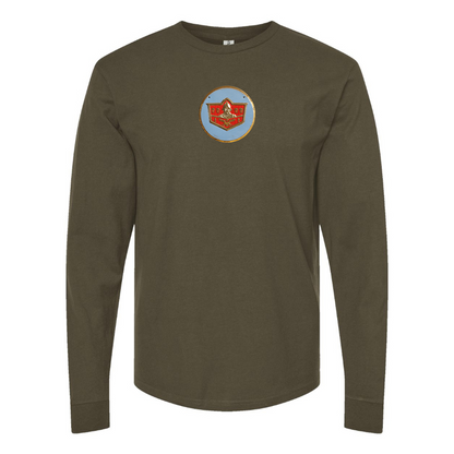 Men's DeSoto Logo Cotton Long Sleeve T-Shirt