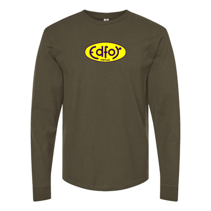 Men's Edfor Grand Sport Logo Cotton Long Sleeve T-Shirt