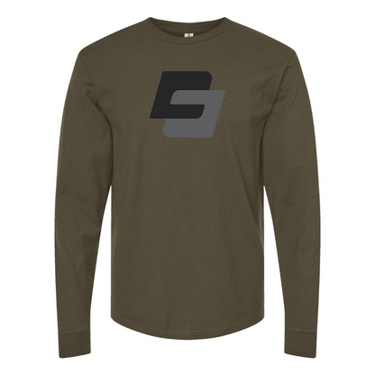 Men's DSD Logo Cotton Long Sleeve T-Shirt