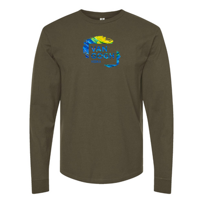 Men's Van Gogh Logo Cotton Long Sleeve T-Shirt
