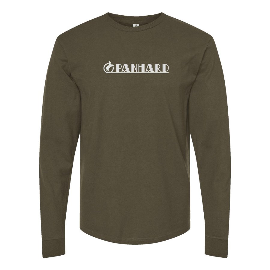 Men's Panhard Logo Cotton Long Sleeve T-Shirt