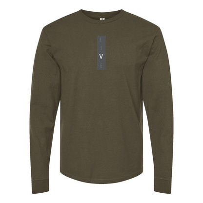 Men's Five Logo Long Sleeve T-Shirt
