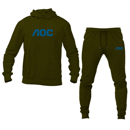 Men's AOC Logo Hoodie Joggers Set