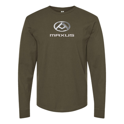 Men's Maxus Logo Cotton Long Sleeve T-Shirt