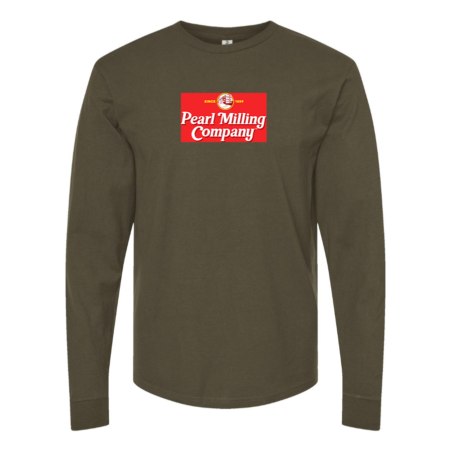Men's Aunt Jemima Logo Cotton Long Sleeve T-Shirt