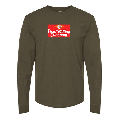 Men's Aunt Jemima Logo Cotton Long Sleeve T-Shirt