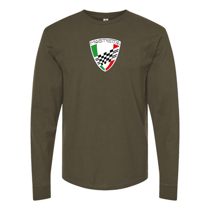 Men's Mastretta Logo Cotton Long Sleeve T-Shirt