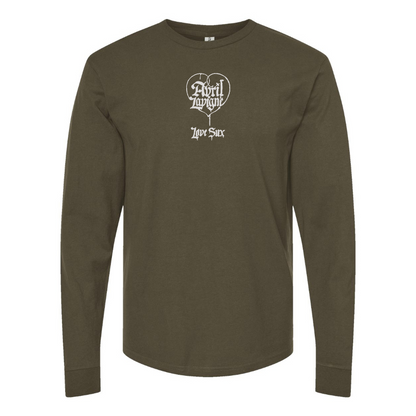 Men's Avril Lavigne Logo Cotton Long Sleeve T-Shirt