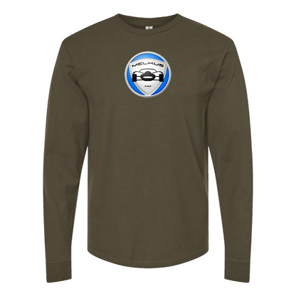 Men's Melkus Logo Cotton Long Sleeve T-Shirt