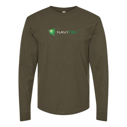 Men's Navitel Logo Cotton Long Sleeve T-Shirt