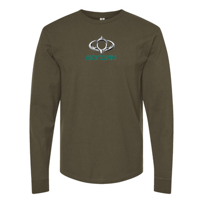 Men's Bogdan Motors Logo Cotton Long Sleeve T-Shirt