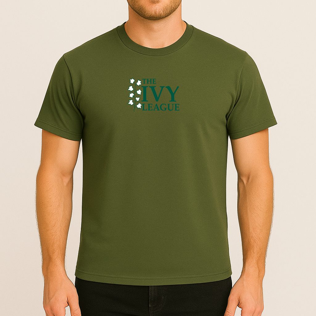 Men's Ivy League Logo Cotton T-Shirt