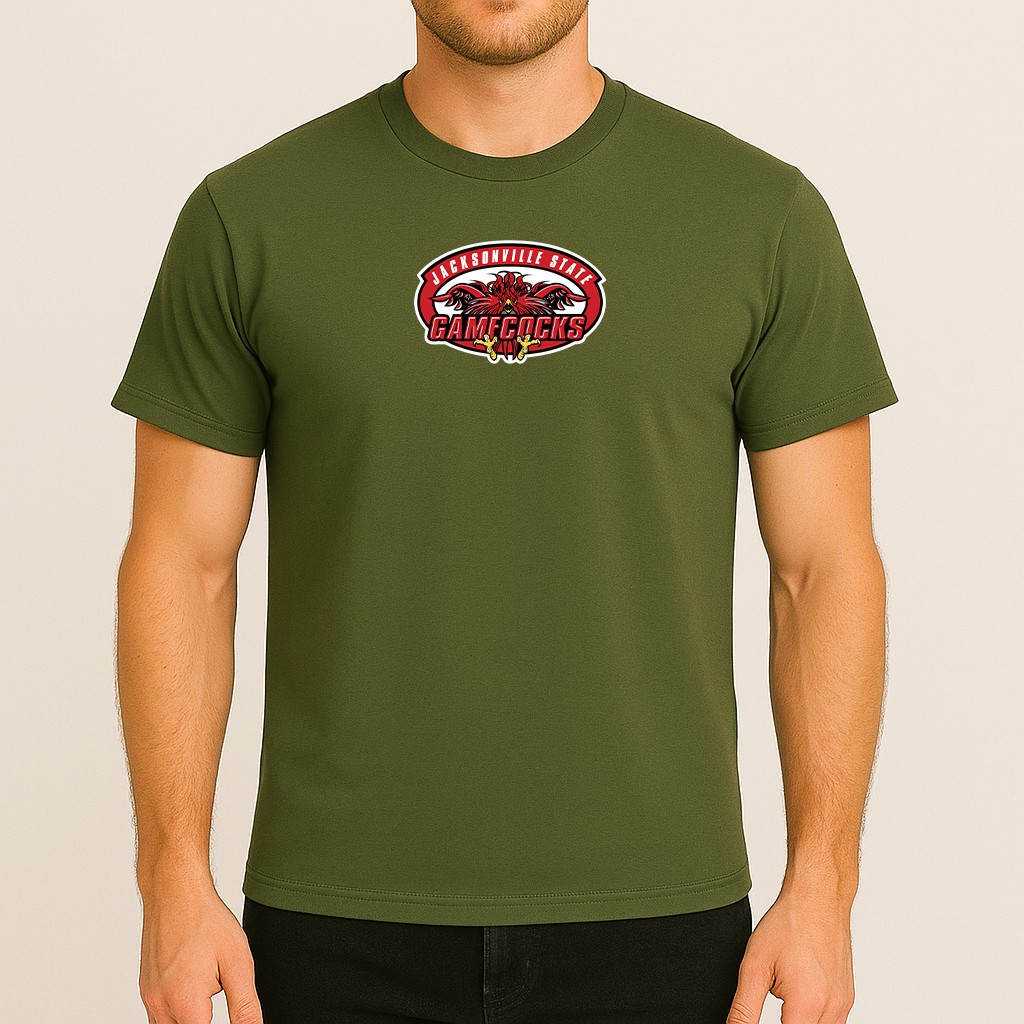 Men's Jacksonville State Gamecocks Logo Cotton T-Shirt