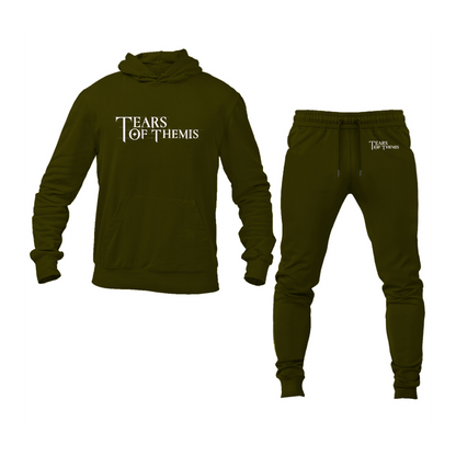 Men's Tear Of Themis Logo Hoodie Joggers Set