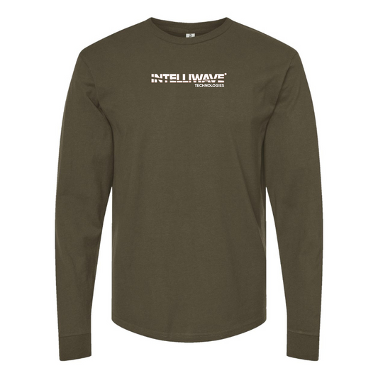 Men's Intelliwave Technologies Logo Cotton Long Sleeve T-Shirt