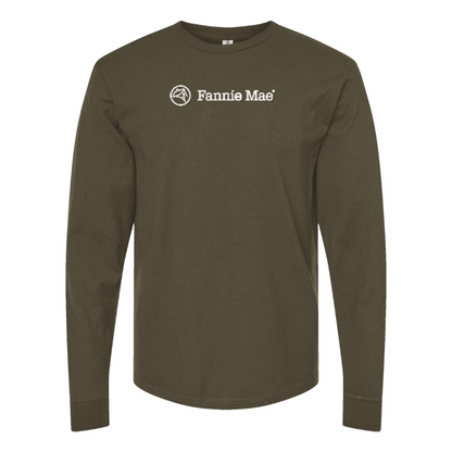 Men's  Fannie Mae Logo Cotton Long Sleeve T-Shirt