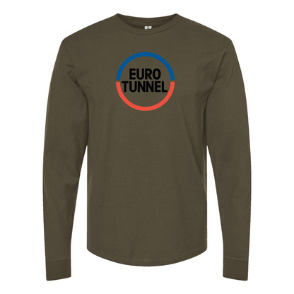Men's   Eurotunnel   Logo Cotton Long Sleeve T-Shirt