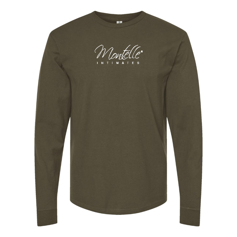 Men's Montelle Intimates Logo  Cotton Long Sleeve T-Shirt