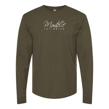 Men's Montelle Intimates Logo  Cotton Long Sleeve T-Shirt