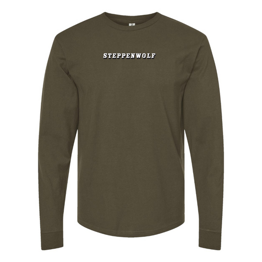 Men's   Steppenwolf Logo Cotton Long Sleeve T-Shirt