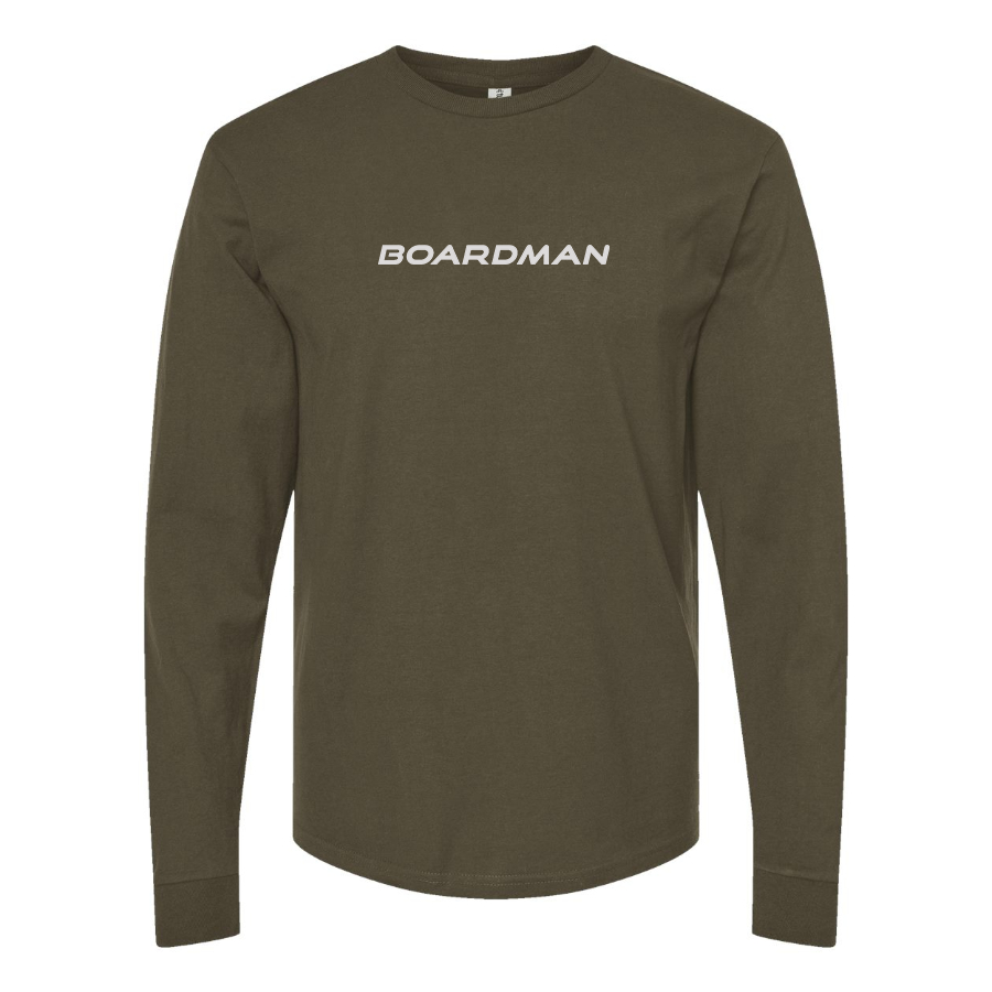 Men's Boardman Logo Cotton Long Sleeve T-Shirt