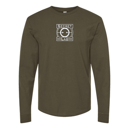 Men's Secret Lab Symbol Logo Cotton Long Sleeve T-Shirt